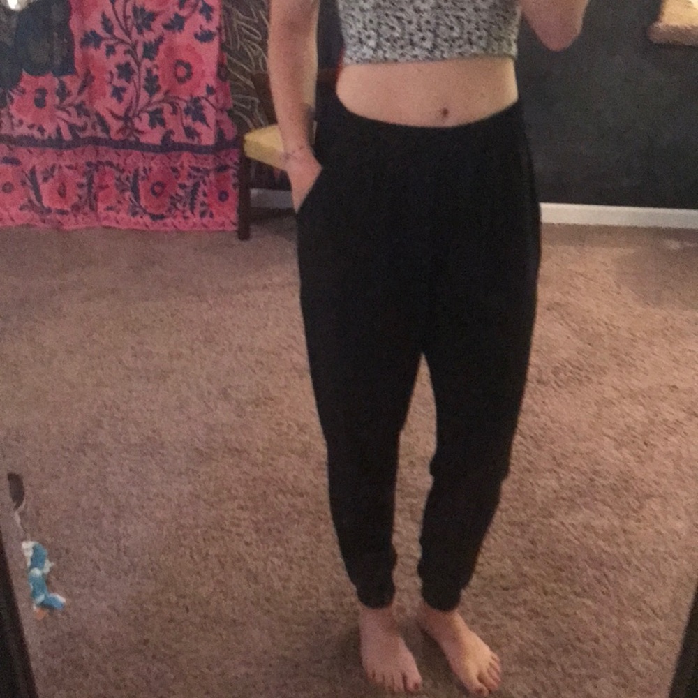 Black harem pants!